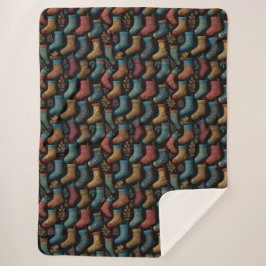 Vintage Christmas Stockings Sherpadecke