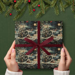 Vintage Christmas Village Wrapping Paper Geschenkpapier<br><div class="desc">Machen Sie Ihre Weihnachtsgeschenke mit unserem festlichen Weihnachtsverpackungspapier ganz besonders. Es ist der beste Weg,  diesen besonderen Menschen zu zeigen,  den Sie interessieren,  mit einem wunderschön verpackten Geschenk,  das sie lieben werden.</div>