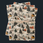 Vintage Christmas Village Wrapping Paper Geschenkpapier Set<br><div class="desc">Machen Sie Ihre Weihnachtsgeschenke mit unserem festlichen Weihnachtsverpackungspapier ganz besonders. Es ist der beste Weg,  diesen besonderen Menschen zu zeigen,  den Sie interessieren,  mit einem wunderschön verpackten Geschenk,  das sie lieben werden.</div>