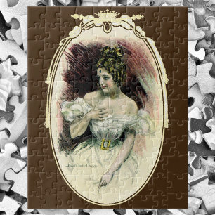 Vintage Christy-Dame, antike Hochzeitsporträt