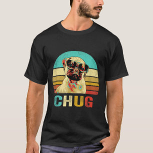 Vintage Chug Shirt Hund Sonnenuntergang