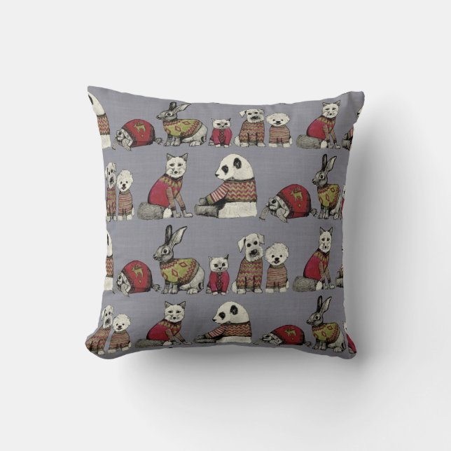 Vintage Chums Kissen (Vorderseite)