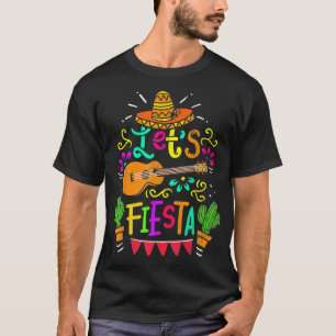 Vintage-Cinco-De-Mayo-Kaktus-Sombrero-Gitarre-Prem T-Shirt