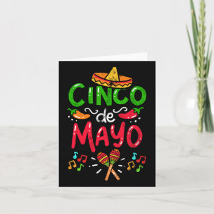 Vintage Cinco De Mayo Mexiko Karte
