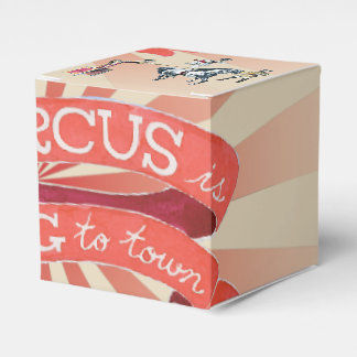 Vintage Circus-Begünstigungsbox Geschenkschachtel
