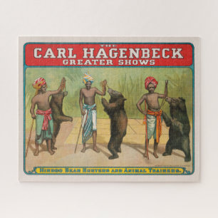 Vintage-Circusposter von Carl Hagenbeck