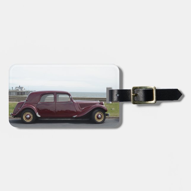 Vintage Citroen-Zugkraft Avant Gepäckanhänger (Vorderseite horizontal)