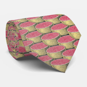Vintage Citrus - Grapefruit Pop Art Krawatte