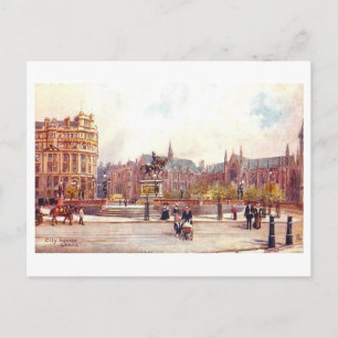 Vintage City Square, Leeds Postkarte
