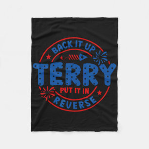 Vintage Ck It Up Terry Put It In Reverse 4. Juli L Fleecedecke