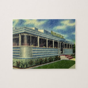 Vintage Classic 50er Retro-Restaurant Pelican Dine