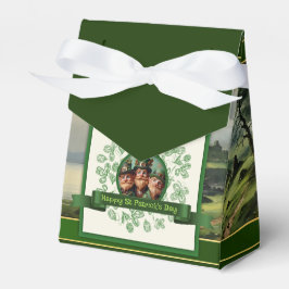 Vintage Clover St Patrick's Day Landschaft TFB Geschenkschachtel