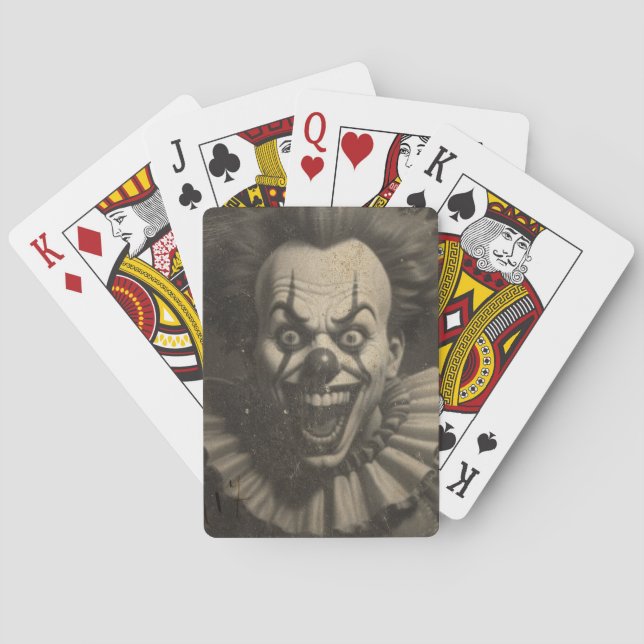 Vintage Clowspielkarten Spielkarten (Rückseite)
