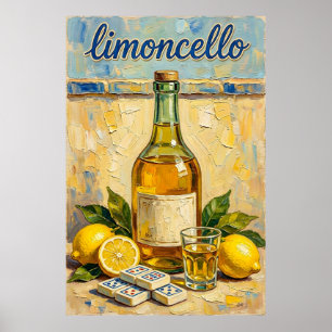 Vintage-Cocktail-Mahjong-Retro Poster