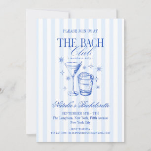 Vintage Cocktails Club Junggesellinnenabschied Bla Einladung