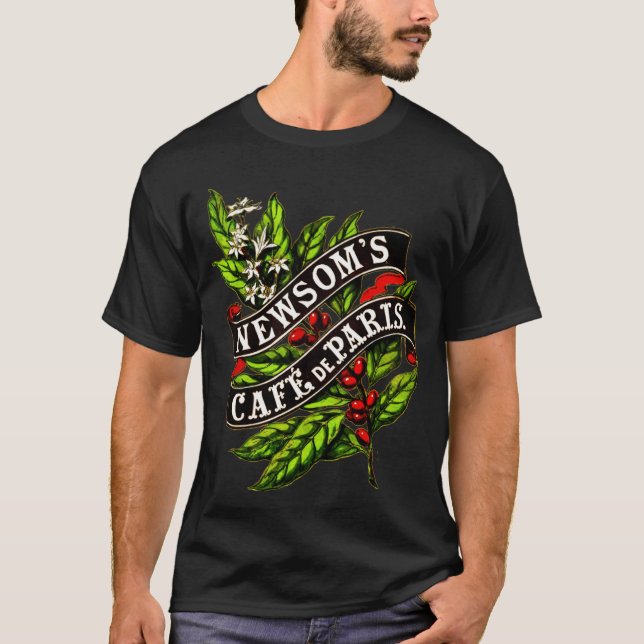 Vintage Coffeintaufe T-Shirt (Vorderseite)