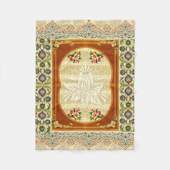 Vintage Collage Fleecedecke (Vorderseite)