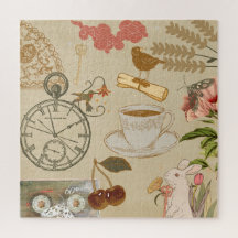 Vintage-Collage-Kunst