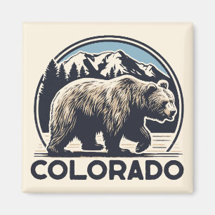Vintage Colorado-Berge Magnet