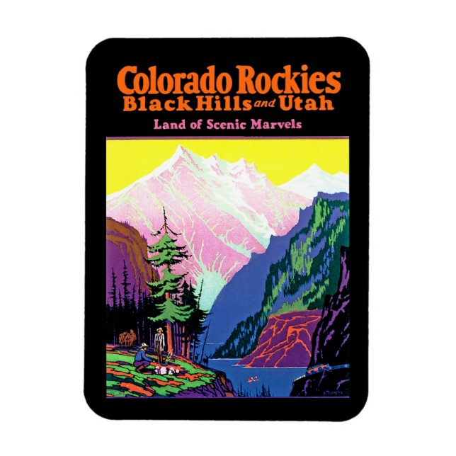 Vintage Colorado Magnet (Vertikal)