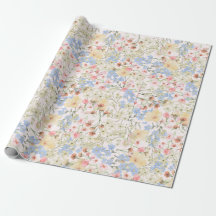 Vintage Colorful Floral Print
