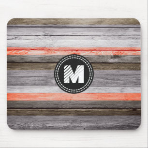 Vintage Colors Streifen Holzoptik #5 Mousepad