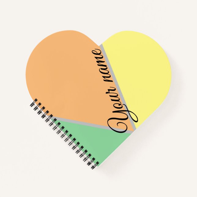 Vintage Colours  Notizbuch (Vorderseite)