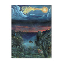 Vintage Comet Book Illustration Miles