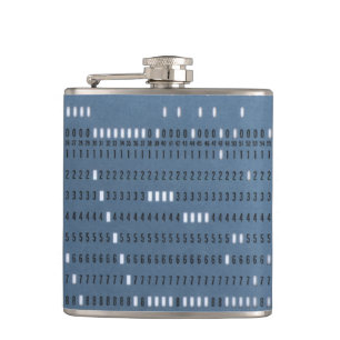 Vintage Computerkarte Flachmann