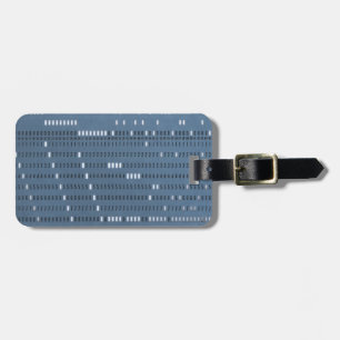 Vintage Computerkarte Gepäckanhänger
