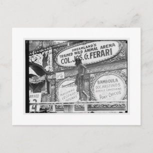 Vintage Coney Island, Traumland Postkarte