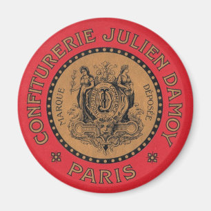 Vintage Confiturerie Werbung Magnet