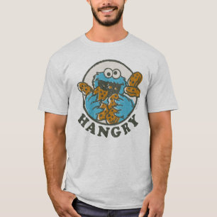 Vintage Cookie Monster Hungrig T-Shirt