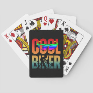 Vintage Cooler Biker Spielkarten