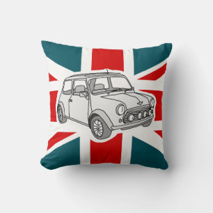 vintage cooler Miniwagen Kissen