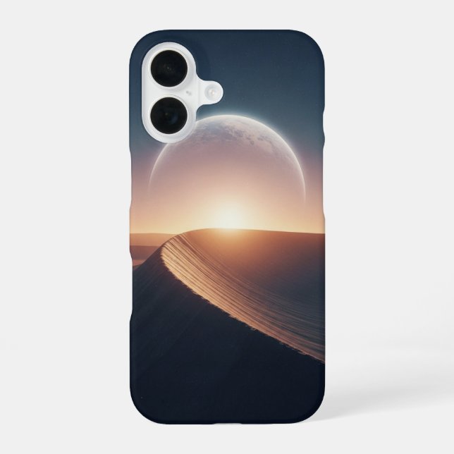 Vintage Cosmic Ridge iPhone 16 Hülle (Rückseite)