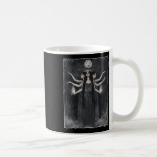 Vintage Cotattcore-Ästhetische Hexen Werewolves m Kaffeetasse