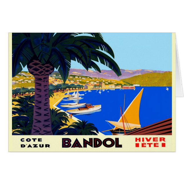 Vintage Cote D'Azur (Vorderseite (Horizontal))