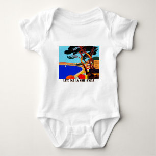 Vintage Côte d'Azur Baby Strampler