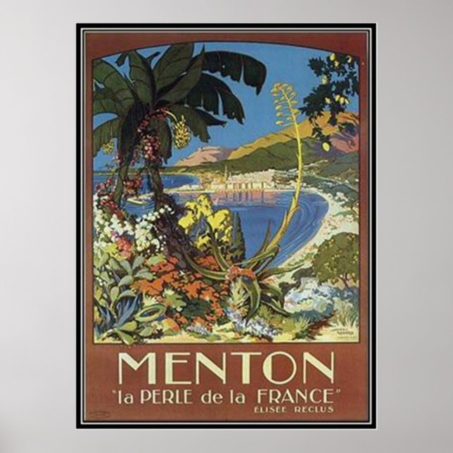 Vintage Côte d'Azur, Frankreich - Poster (Vorne)