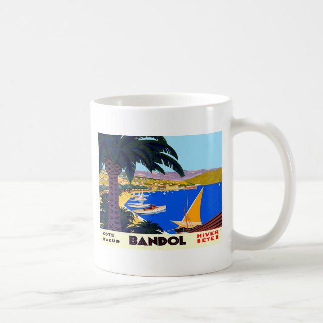 Vintage Cote D'Azur Kaffeetasse (Rechts)