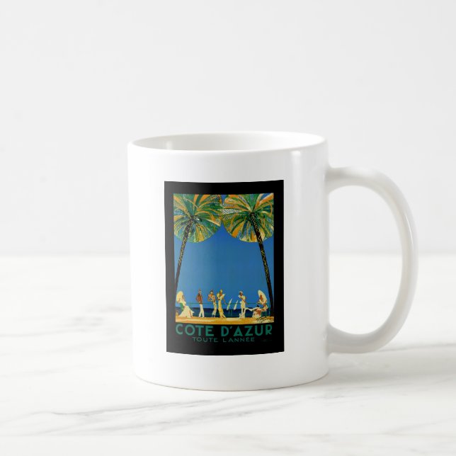 Vintage Côte d'Azur Kaffeetasse (Rechts)