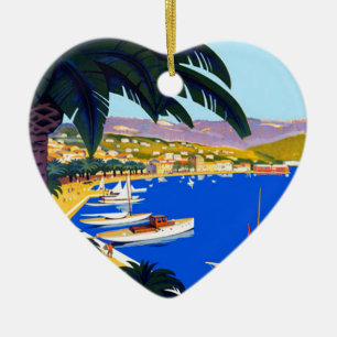 Vintage Cote D'Azur Keramikornament