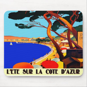 Vintage Côte d'Azur Mousepad