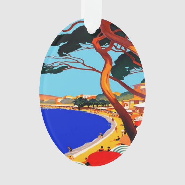 Vintage Côte d'Azur Ornament (Vorderseite)