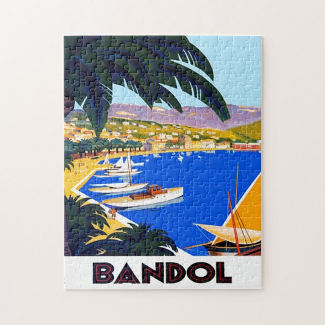 Vintage Côte d'Azur Reisevorführung (Vertikal)