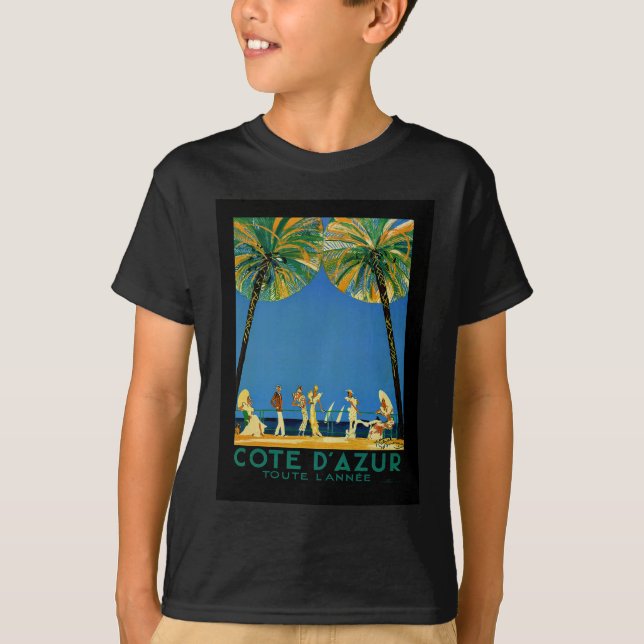 Vintage Côte d'Azur T-Shirt (Vorderseite)