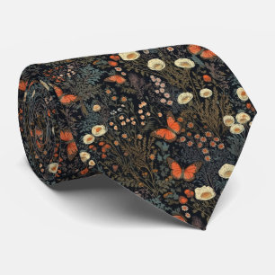 Vintage Cottagecore floral Papillon Cravate