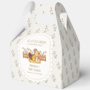 Vintage Cottagecore Florales Babyshower Geschenkschachtel