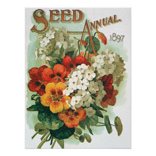 Vintage-Cover des Eastman-Samenkatalogs, 1897 Poster